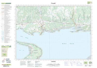 021H08 - PARRSBORO - Topographic Map