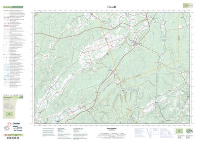 021H14 - PETITCODIAC - Topographic Map