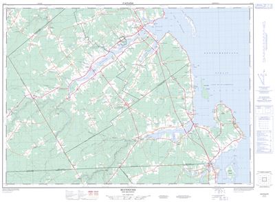 021I07 - BUCTOUCHE - Topographic Map