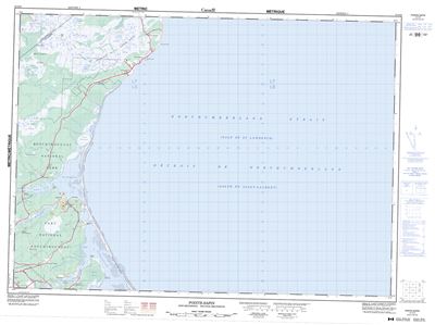 021I15 - POINTE-SAPIN - Topographic Map