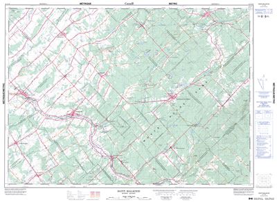 021L10 - SAINT-MALACHIE - Topographic Map