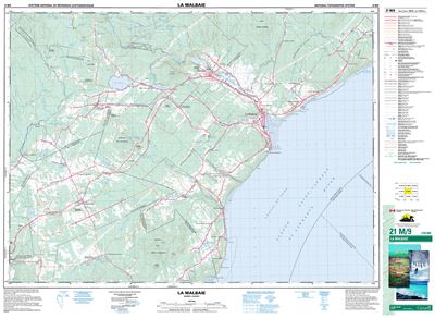 021M09 - LA MALBAIE - Topographic Map