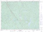 021M14 - LAC PIKAUBA - Topographic Map