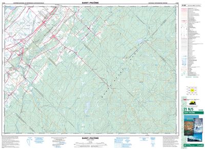 021N05 - SAINT-PACOME - Topographic Map