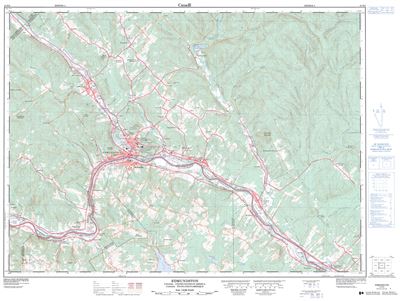 021N08 - EDMUNDSTON - Topographic Map