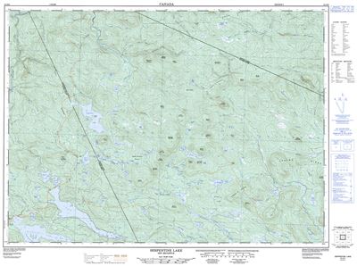021O02 - SERPENTINE LAKE - Topographic Map
