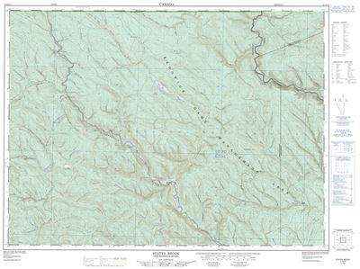 021O13 - STATES BROOK - Topographic Map