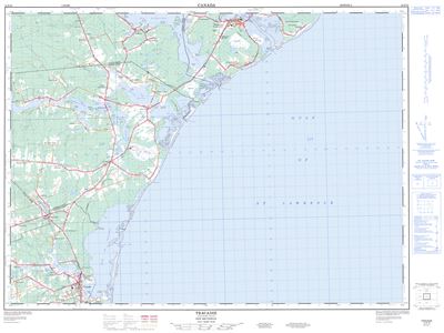 021P10 - TRACADIE - Topographic Map