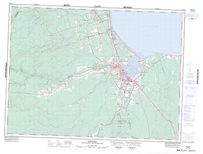 021P12 - BATHURST - Topographic Map