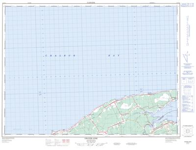 021P14 - GRANDE-ANSE - Topographic Map