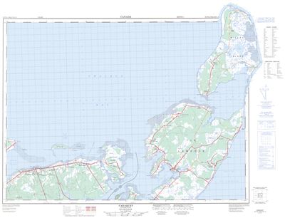 021P15 - CARAQUET - Topographic Map