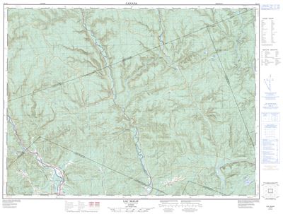 022A05 - LAC MCKAY - Topographic Map