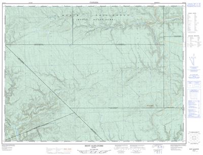 022A11 - MONT ALEXANDRE - Topographic Map