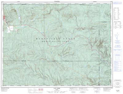 022A14 - LAC YORK - Topographic Map