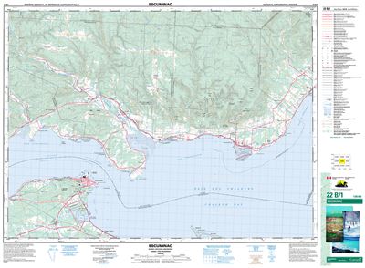 022B01 - ESCUMINAC - Topographic Map