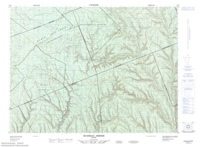 022B07 - RUISSEAU JEROME - Topographic Map