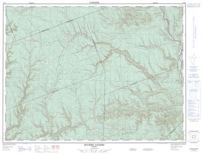 022B08 - RIVIERE ANGERS - Topographic Map