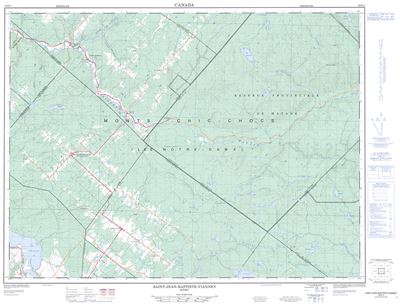022B11 - SAINT-JEAN-BAPTISTE-VIANNEY - Topographic Map