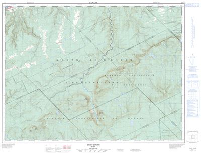 022B15 - MONT LOGAN - Topographic Map