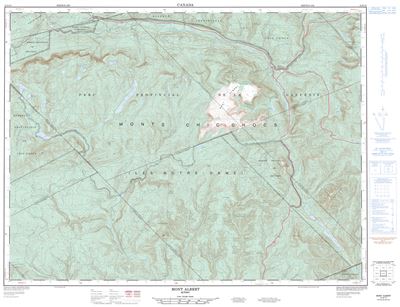 022B16 - MONT ALBERT - Topographic Map