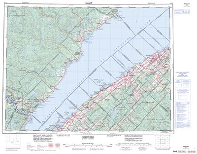 022C - RIMOUSKI - Topographic Map