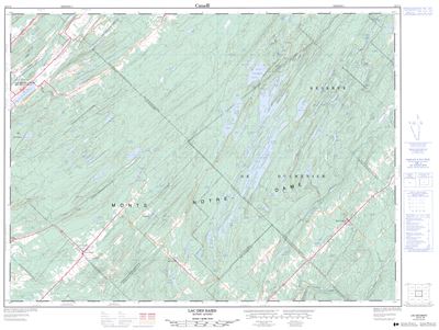 022C02 - LAC DES BAIES - Topographic Map