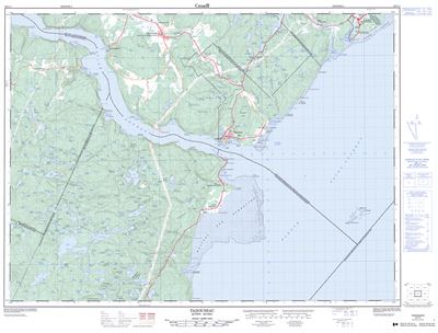 022C04 - TADOUSSAC - Topographic Map