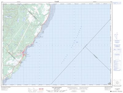 022C06 - LES ESCOUMINS - Topographic Map