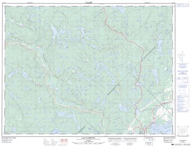 022C14 - LAC CASSETTE - Topographic Map