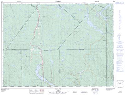 022D02 - FERLAND - Topographic Map