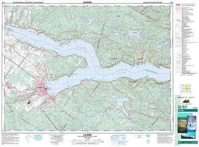 022D07 - LA BAIE - Topographic Map