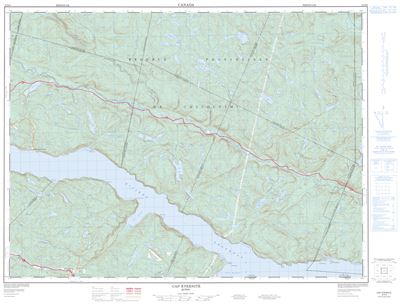 022D08 - CAP ETERNITE - Topographic Map