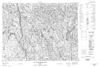022E04 - LAC AUX GRANDES POINTES - Topographic Map