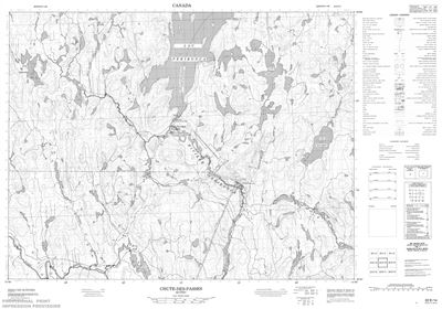 022E14 - CHUTE-DES-PASSES - Topographic Map