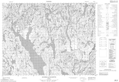 022E16 - RIVIERE LA TOURETTE - Topographic Map