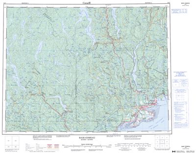 022F - BAIE-COMEAU - Topographic Map