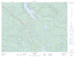 022F03 - LAC LESSARD - Topographic Map