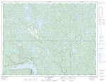 022F06 - LAC LE BARBIER - Topographic Map