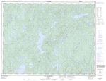 022F13 - LAC DISSIMIEUX - Topographic Map