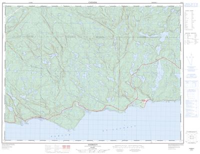 022G05 - GODBOUT - Topographic Map