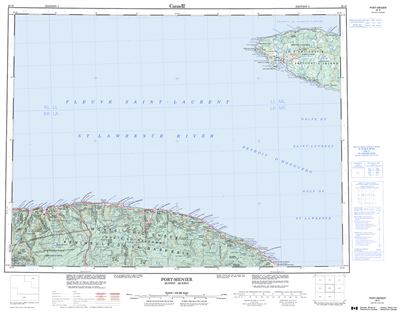 022H - PORT-MENIER - Topographic Map