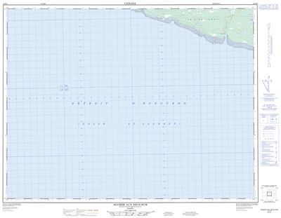 022H09 - RIVIERE AUX BECS-SCIE - Topographic Map