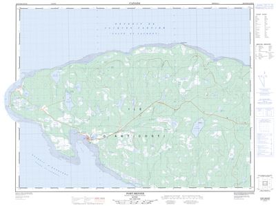 022H16 - PORT-MENIER - Topographic Map