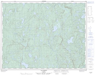 022I16 - LAC TERNET - Topographic Map