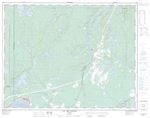 022J08 - LAC DES RAPIDES - Topographic Map