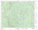 022J16 - LAC A L'EAU DOREE - Topographic Map