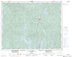 022K - LAC BERTE - Topographic Map
