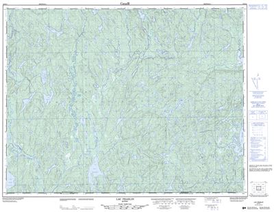 022K04 - LAC PRASLIN - Topographic Map