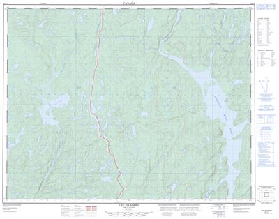 022K07 - LAC OKAOPEO - Topographic Map