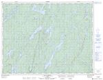 022K08 - LAC CLAIRVAL - Topographic Map